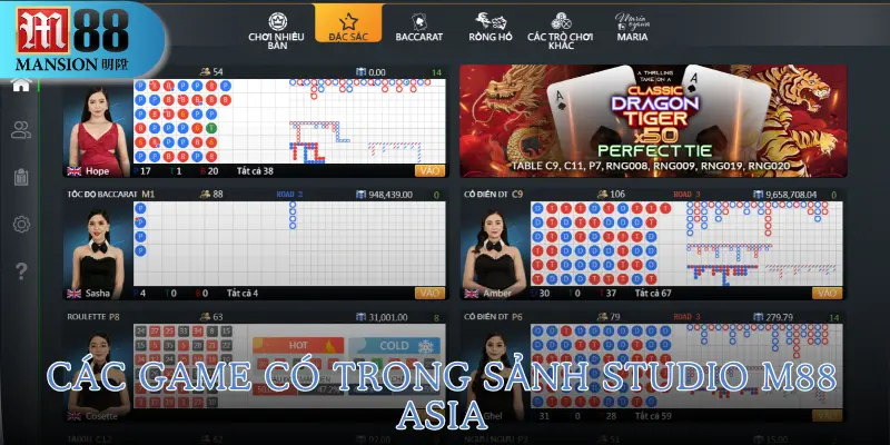 STUDIO M88 Asia – Sảnh Game Online Hàng Đầu Châu Á 3 studio-m88-asia